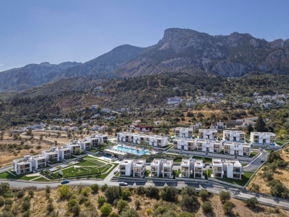 Apartments in Karsiyaka Nordzypern mit Meerblick