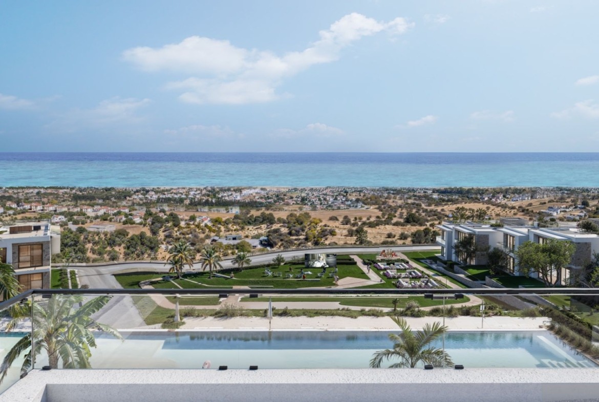 B-Block Außenansicht der Resort-Apartments in Karsiyaka Nordzypern