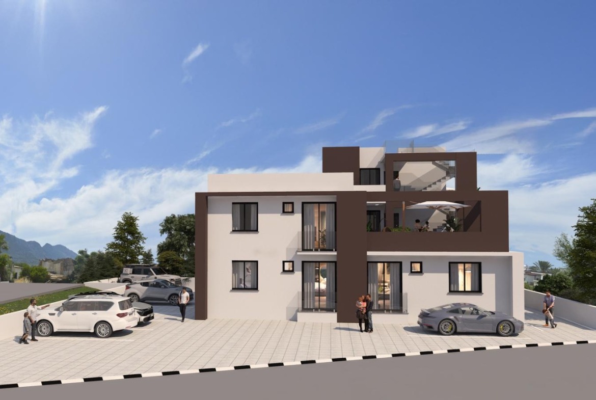 Projektübersicht des Neubauprojekts in Alsancak Nordzypern – 3 Zimmer Wohnung