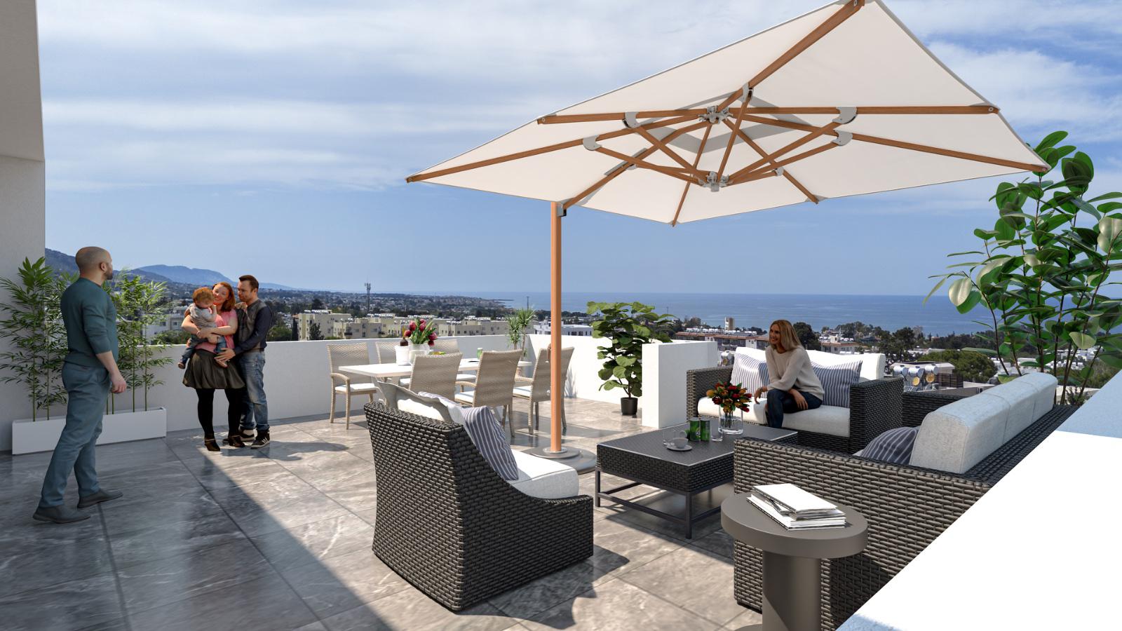 alsancak-nordzypern-investmentwohnung 3 Zimmer Wohnung Alsancak Nordzypern – Berg- und Naturlandschaft