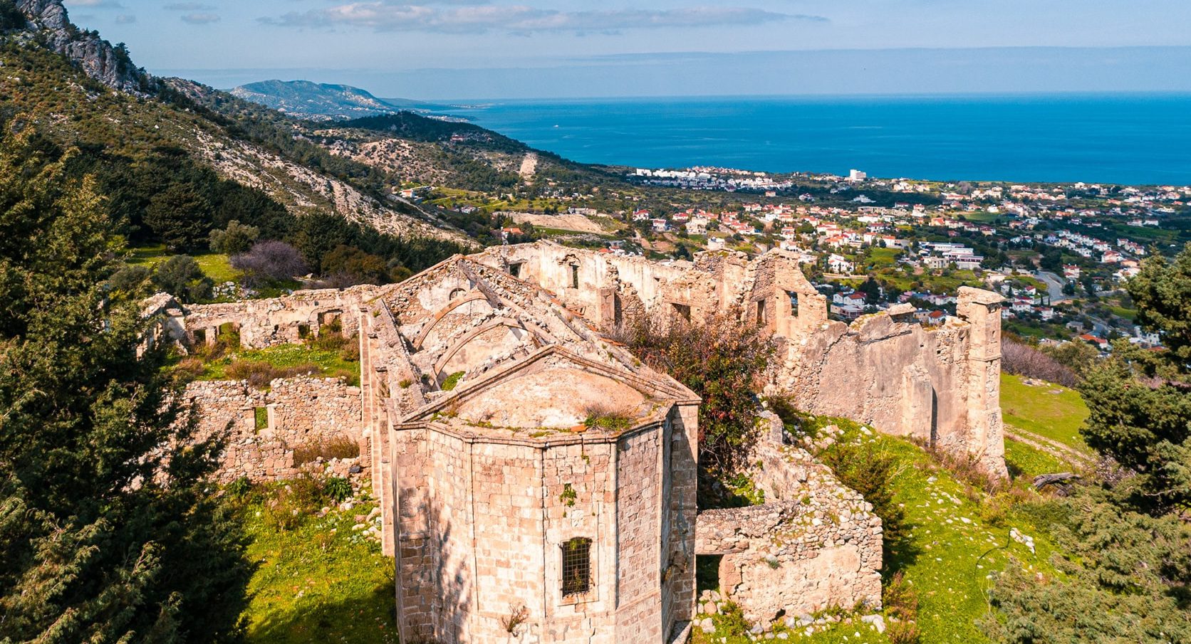 Das historische Sina-Kloster bei Karsiyaka Nordzypern