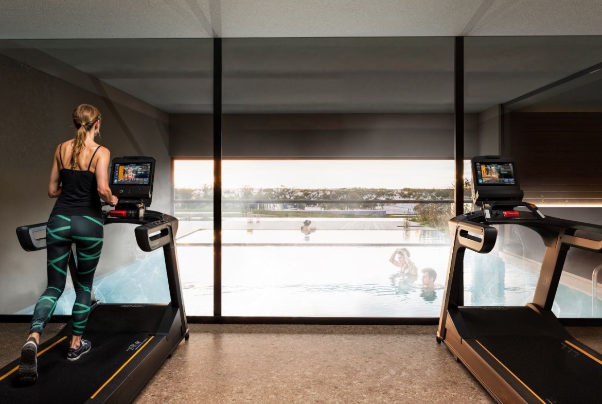 Karsiyaka Off-Plan Apartments – moderner Fitness- und Spa-Bereich der Wohnanlage