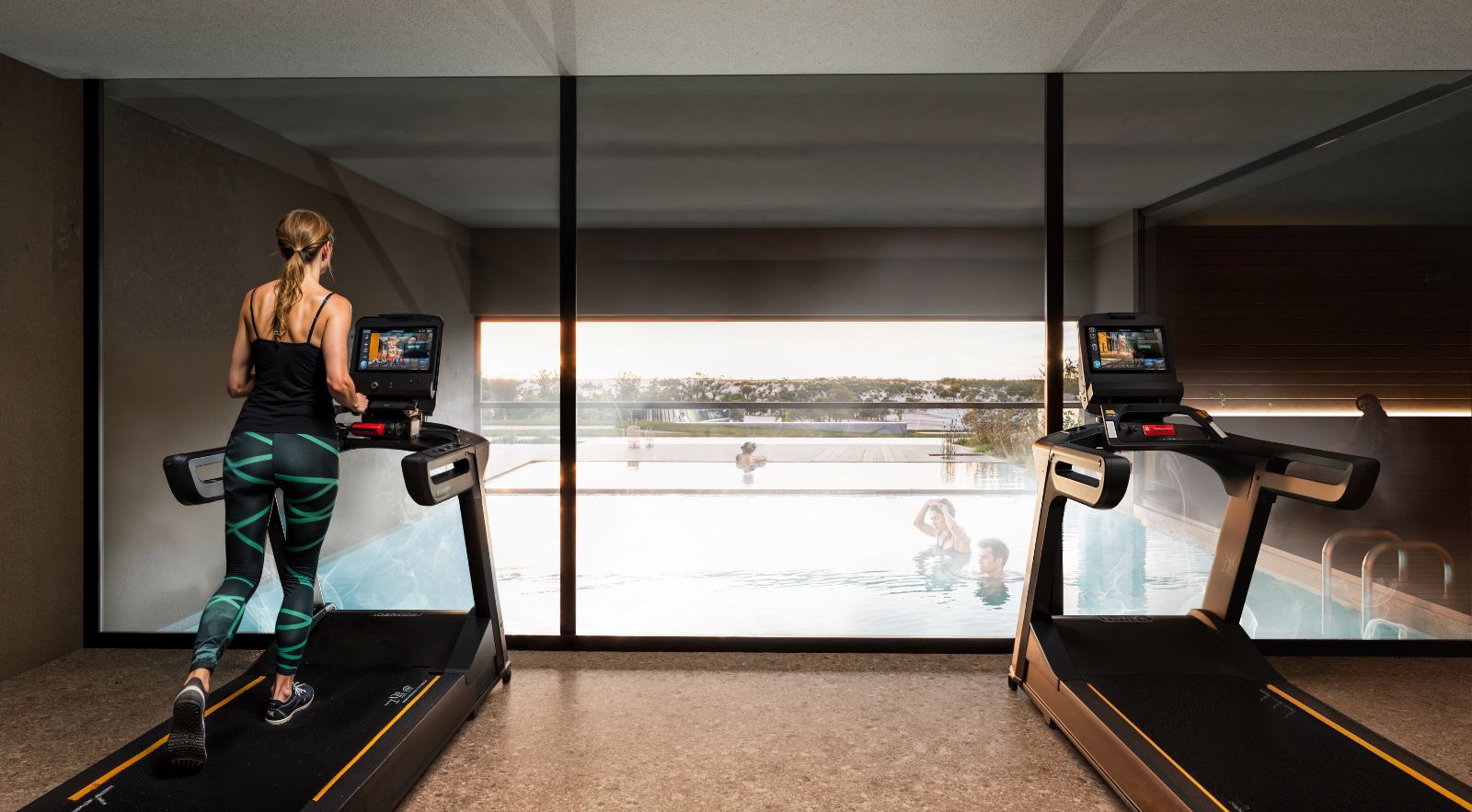 Karsiyaka Off-Plan Apartments – moderner Fitness- und Spa-Bereich der Wohnanlage