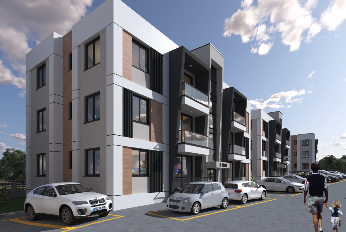 Wohnung in Lapta Nordzypern mit moderner Architektur und ruhiger Lage