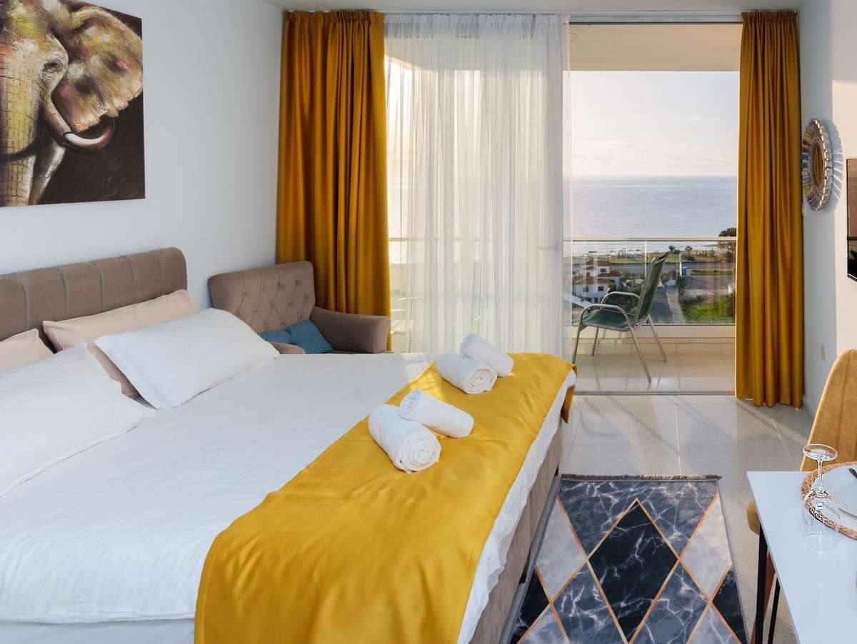 Einzimmerwohnung in Iskele Nordzypern mit Meerblick in moderner Wohnanlage