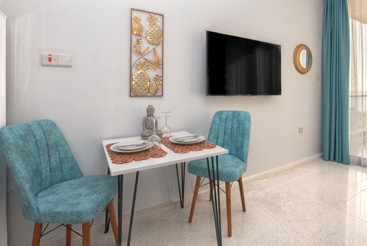 Iskele Nordzypern Einzimmerwohnung – möbliertes Studio mit Meerblick