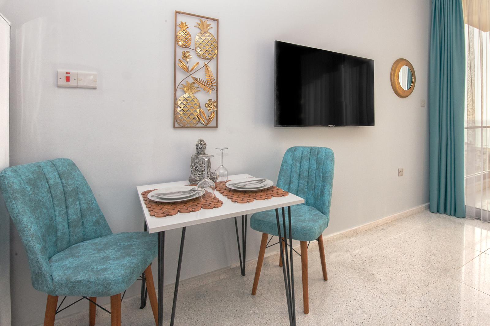 Iskele Nordzypern Einzimmerwohnung – möbliertes Studio mit Meerblick