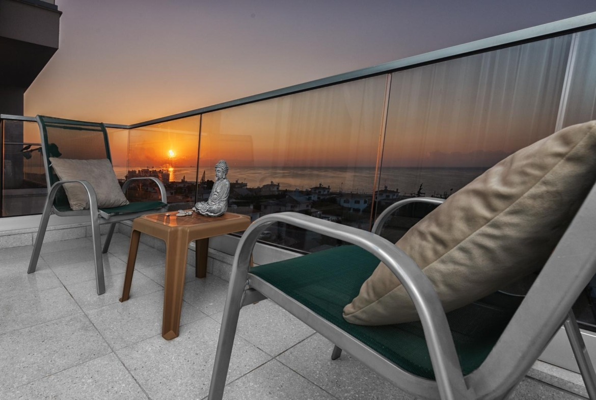 Iskele Nordzypern Einzimmerwohnung – möbliertes Studio mit Meerblick