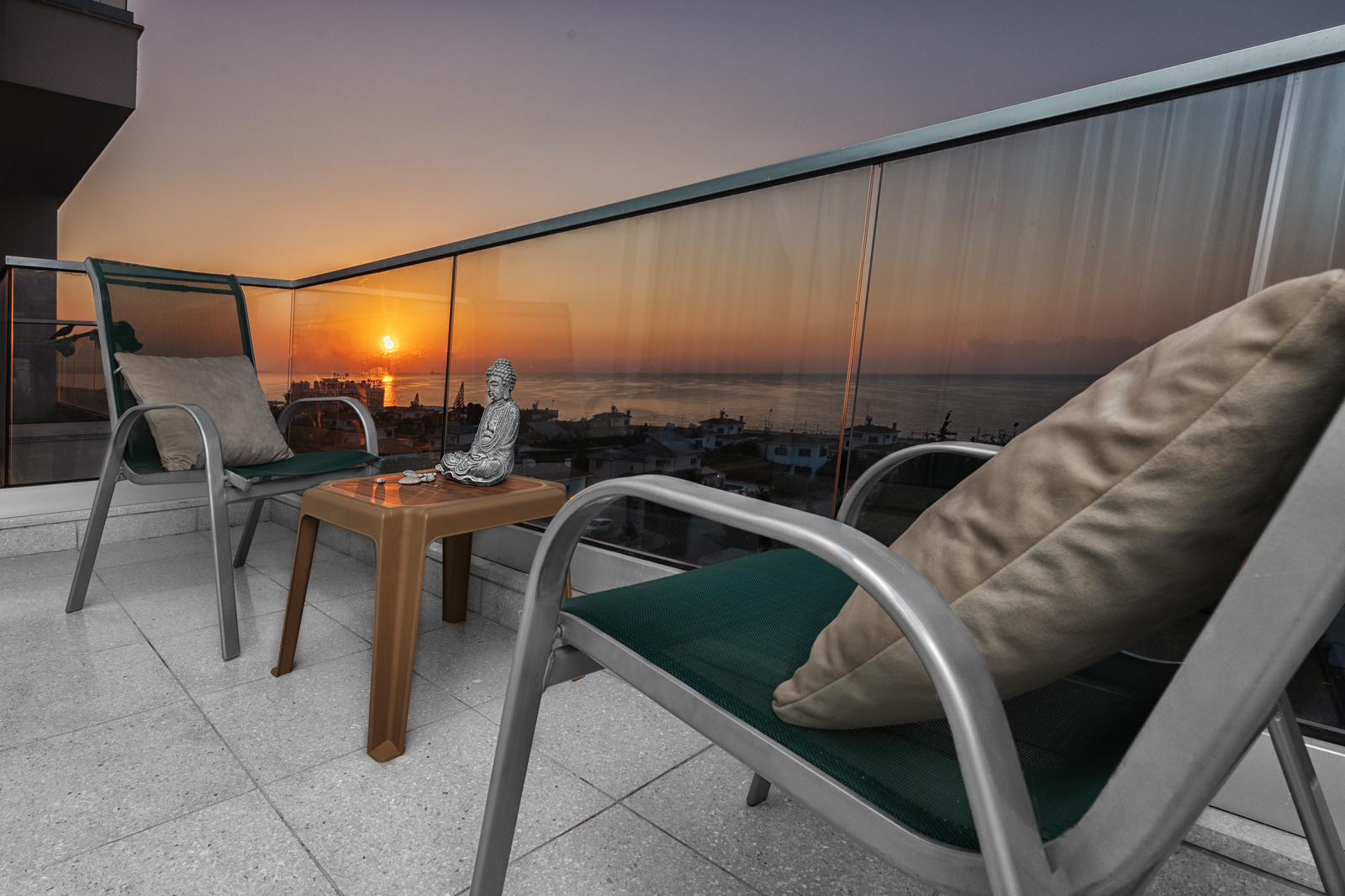 Iskele Nordzypern Einzimmerwohnung – möbliertes Studio mit Meerblick