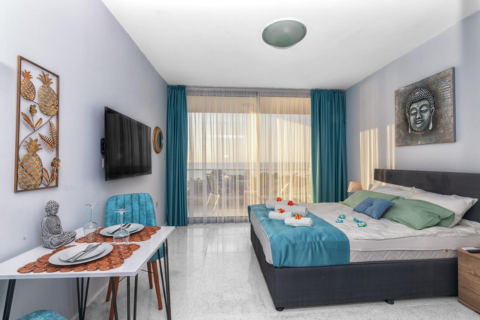 Iskele Nordzypern Einzimmerwohnung – möbliertes Studio mit Meerblick