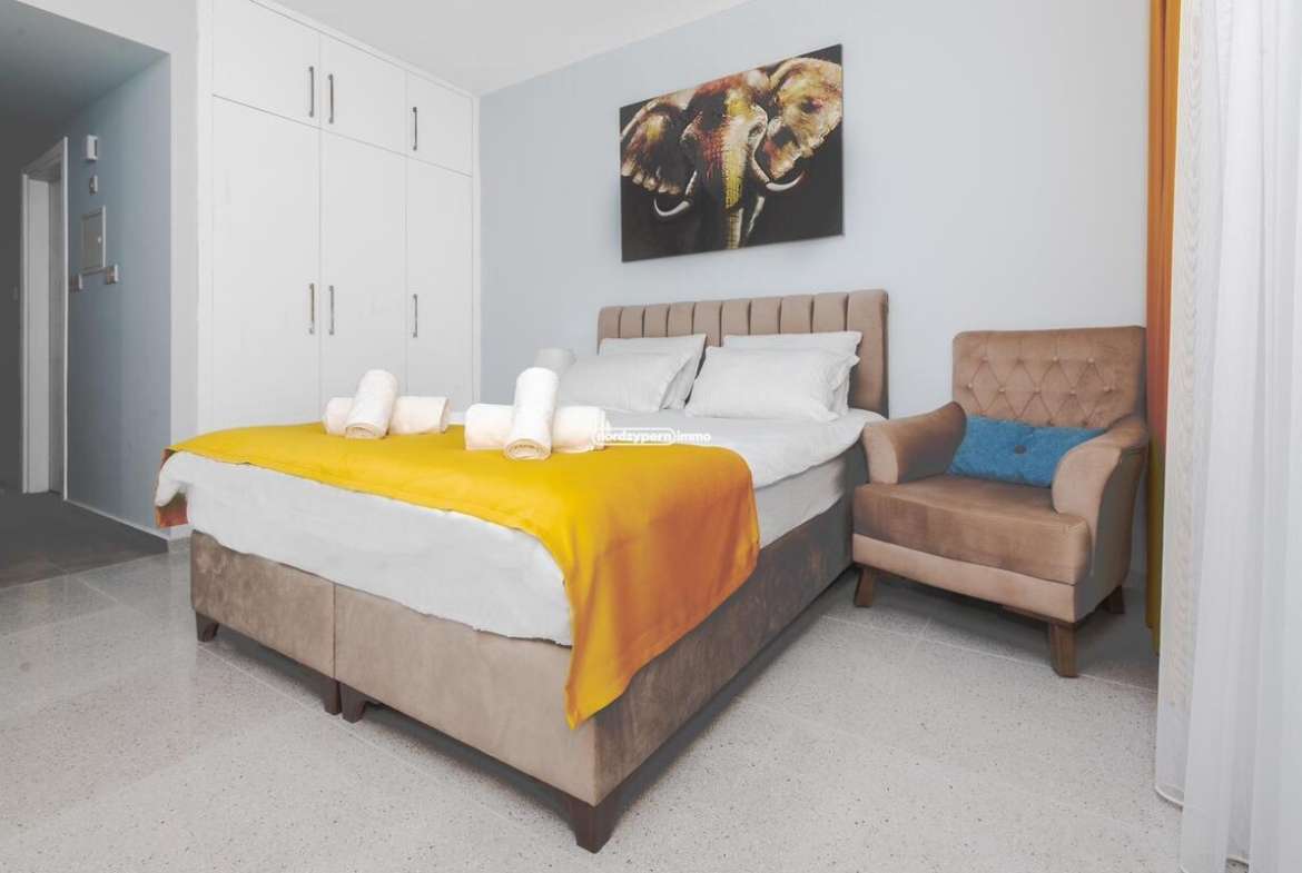 Einzimmerwohnung in Iskele Nordzypern mit Meerblick in moderner Wohnanlage