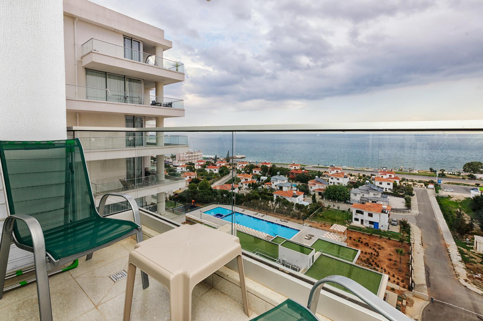 Einzimmerwohnung in Iskele Nordzypern mit Meerblick in moderner Wohnanlage