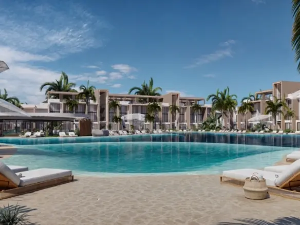Iskele Projekt Nordzypern modernes Wellness Resort Gesamtansicht