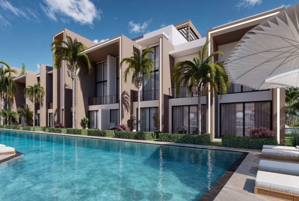 Iskele Projekt Nordzypern modernes Wellness Resort Gesamtansicht