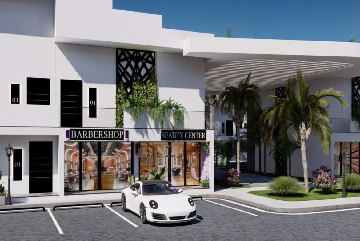 Iskele Projekt Nordzypern modernes Wellness Resort Gesamtansicht