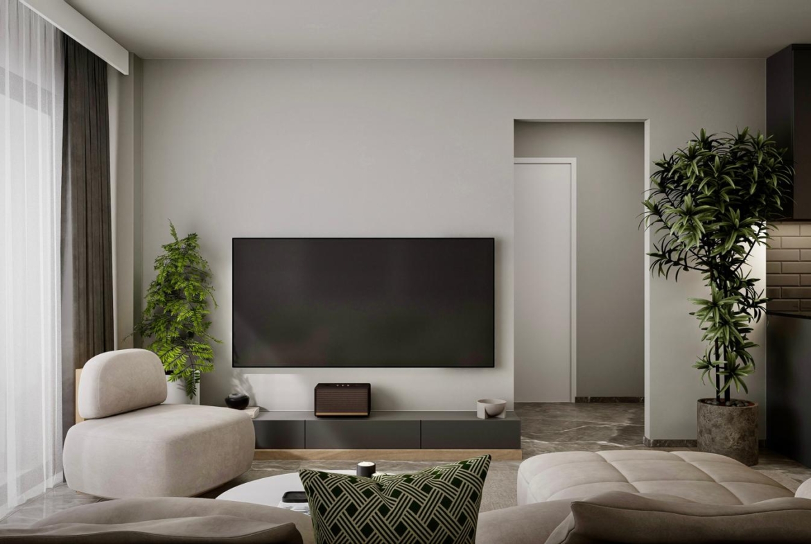 Iskele Projekt Nordzypern modernes Wellness Resort Gesamtansicht