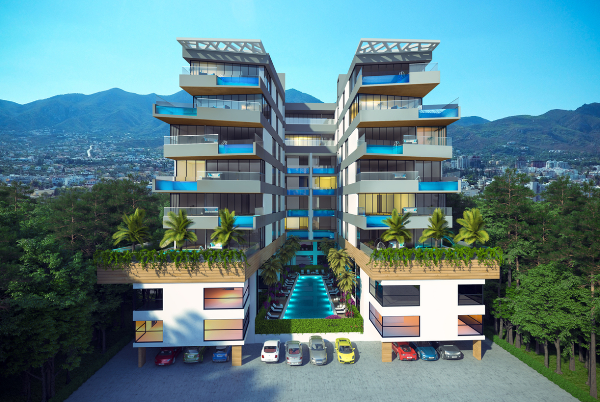 Bezugsfertige Luxuswohnung Kyrenia Nordzypern
