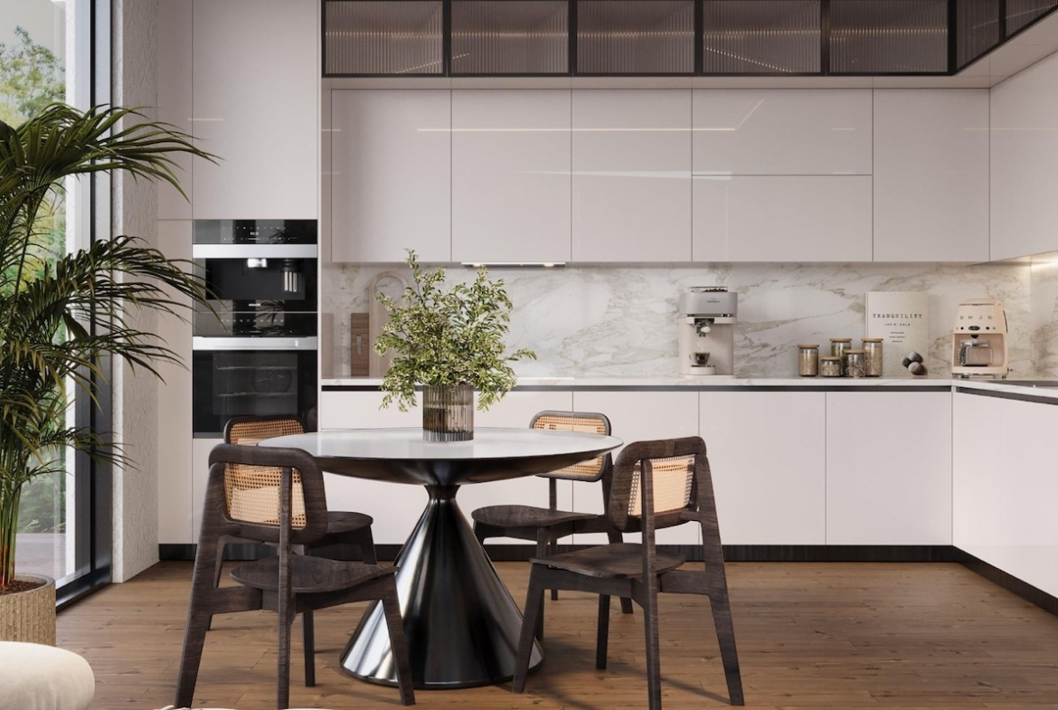 Modernes Wohnprojekt in Gönyeli mit Wohnungen, Gewerbeeinheiten und zentraler Lage in Nicosia Nordzypern
