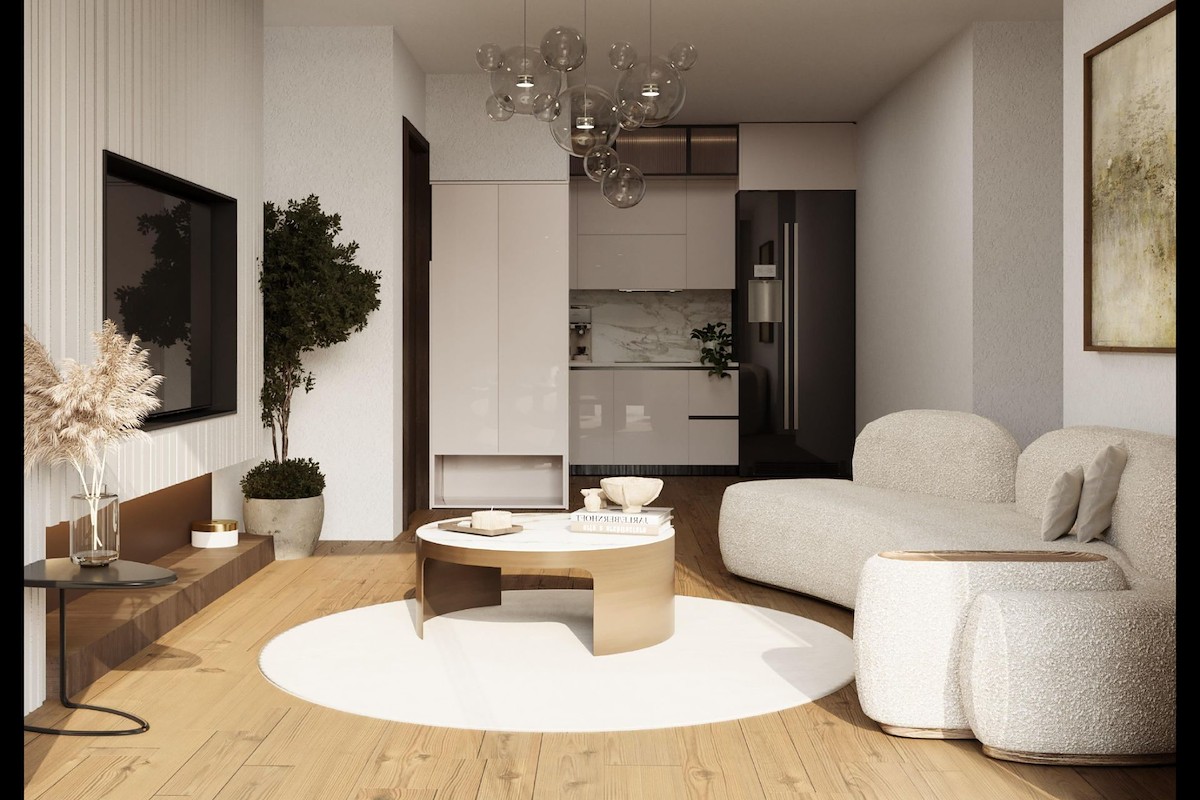 Modernes Wohnprojekt in Gönyeli mit Wohnungen, Gewerbeeinheiten und zentraler Lage in Nicosia Nordzypern