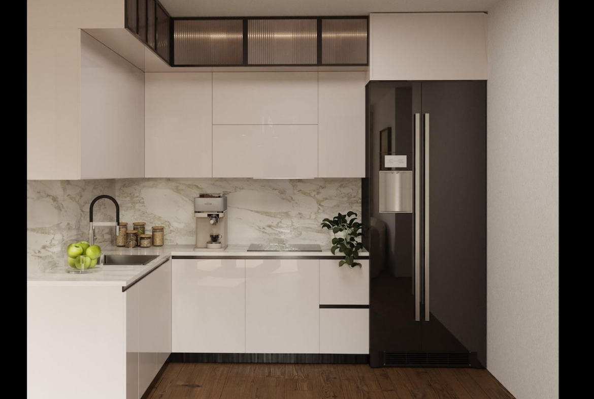 Modernes Wohnprojekt in Gönyeli mit Wohnungen, Gewerbeeinheiten und zentraler Lage in Nicosia Nordzypern