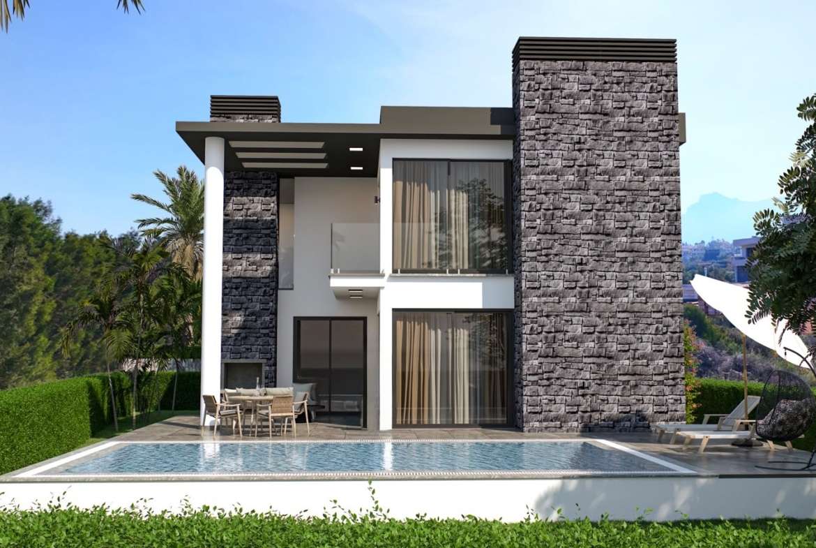 Villa kaufen Nordzypern in Edremit mit privatem Pool