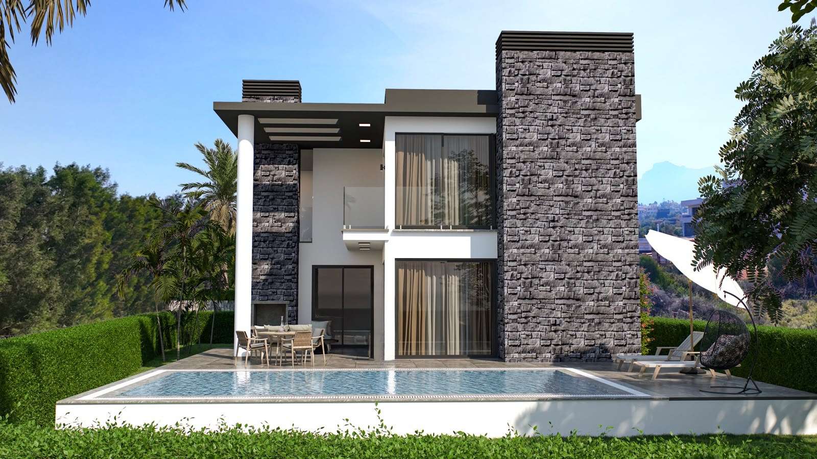 Villa kaufen Nordzypern in Edremit mit privatem Pool