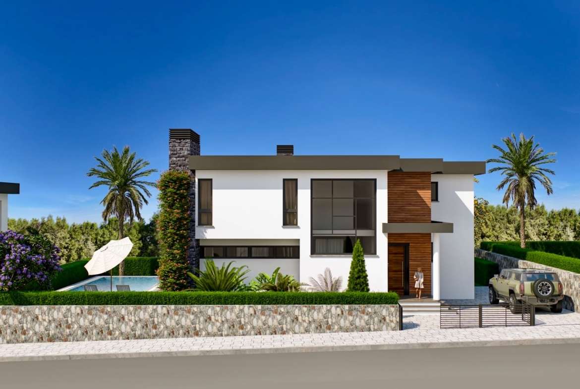 Villa kaufen Nordzypern in Edremit mit privatem Pool